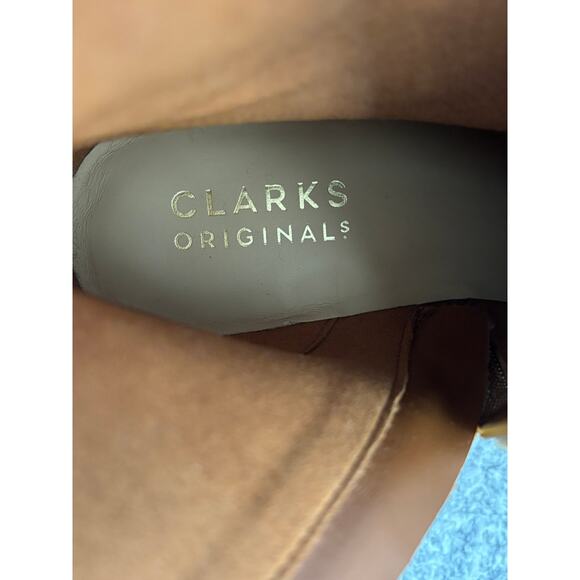 Clark's Women's Tan Suede Leather Booties Shooties Size 6.5 #64768 - Picture 7 of 8